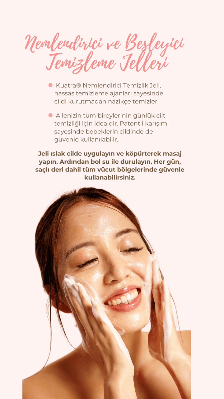 Kuatra Moisturizing Nourishing Cleansing Gel (containing Medical Lavender (Lavandula Angustifolia) essential oil) 200ml