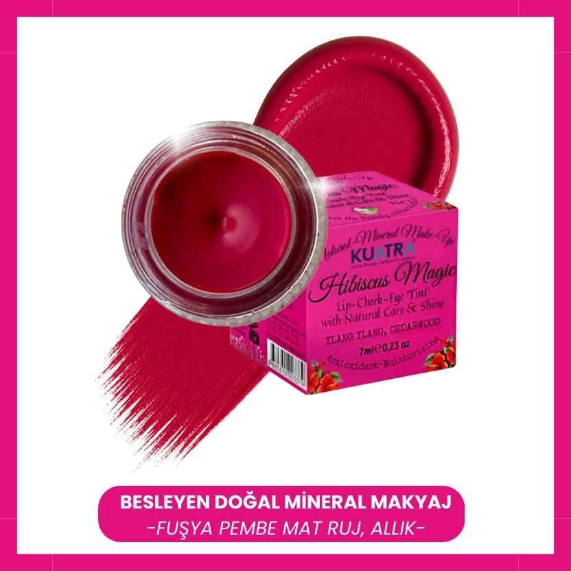 Hibiscus Magic Tint Balm | Doğal Allık ve Ruj