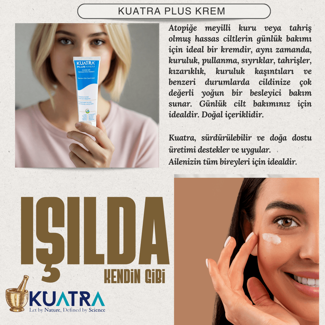 Kuatra Plus Cilt Onarmaya Yardımcı Krem 30 ml