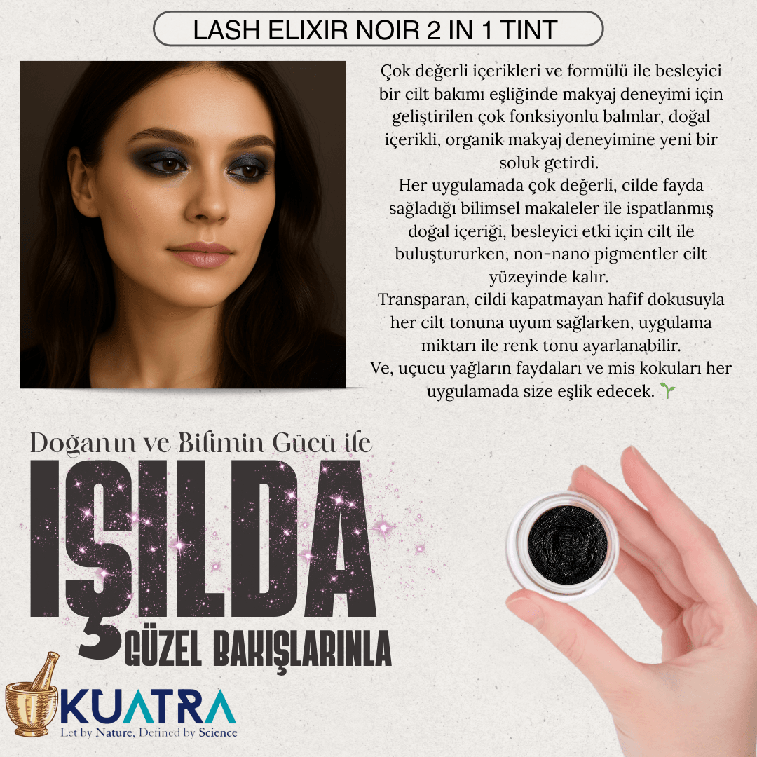 Lash Elixir Noir Eye Shadow/Liner Multi-Use Tint with Lash &Skin Care