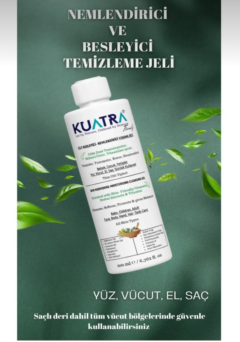 Kuatra Moisturizing Nourishing Cleansing Gel 200ml (odorless)