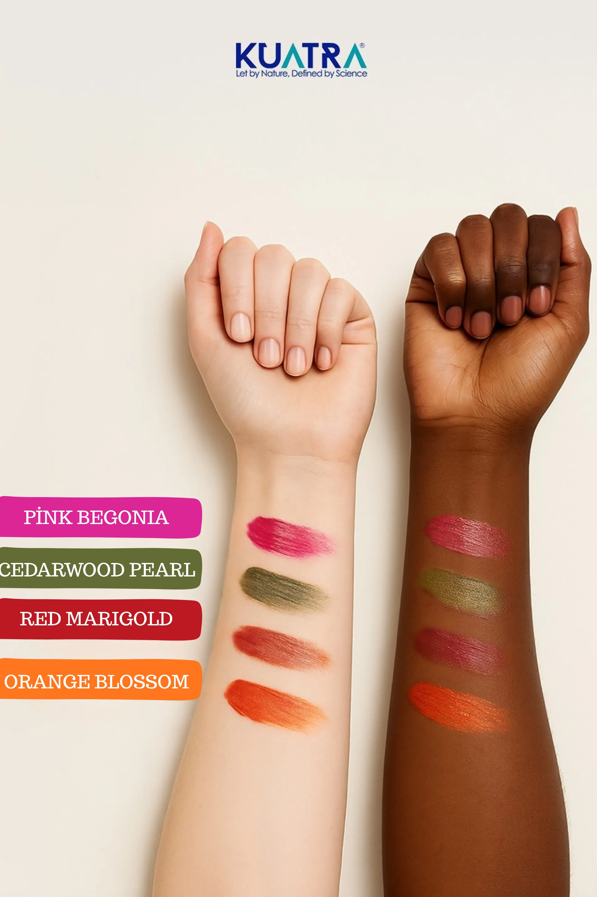 Cedarwood Pearl Cream Eyeshadow, Eyeliner with Natural Ingredients, (Very Valuable Nourishing Skin Care Along with Makeup)