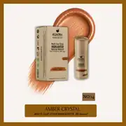 Kuatra Amber Crystal – Doğal Bakır Işıltı Highlighter Stick | Nemlendirici & Antioksidan | Plastiksiz Ambalaj