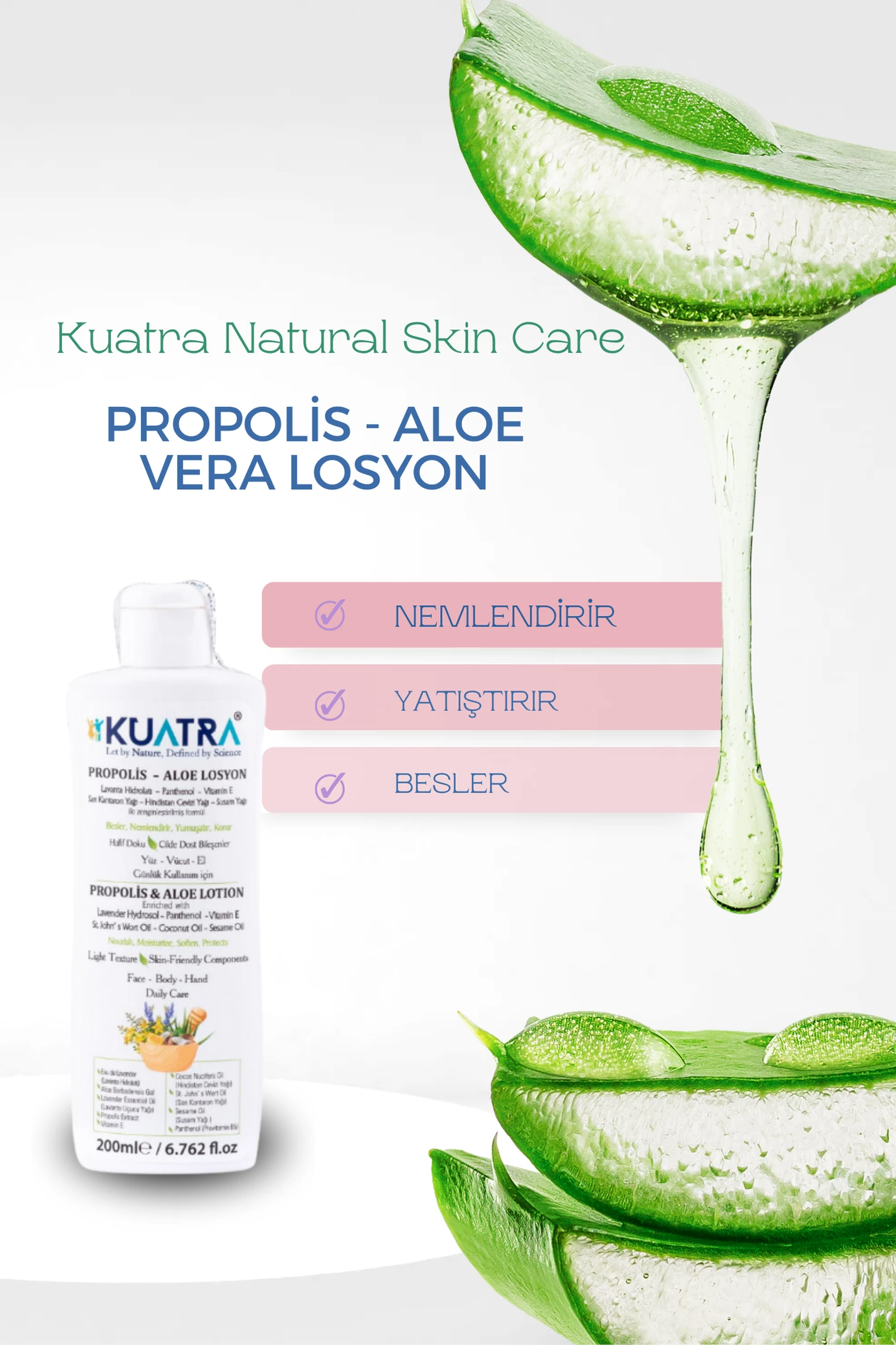 Quatra Propolis - Aloe Vera Lotion 200ml