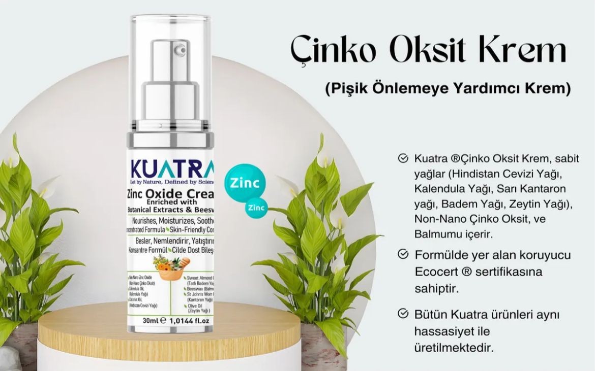 Kuatra Çinko Oksit Krem (Pişik önlemeye yardımcı)