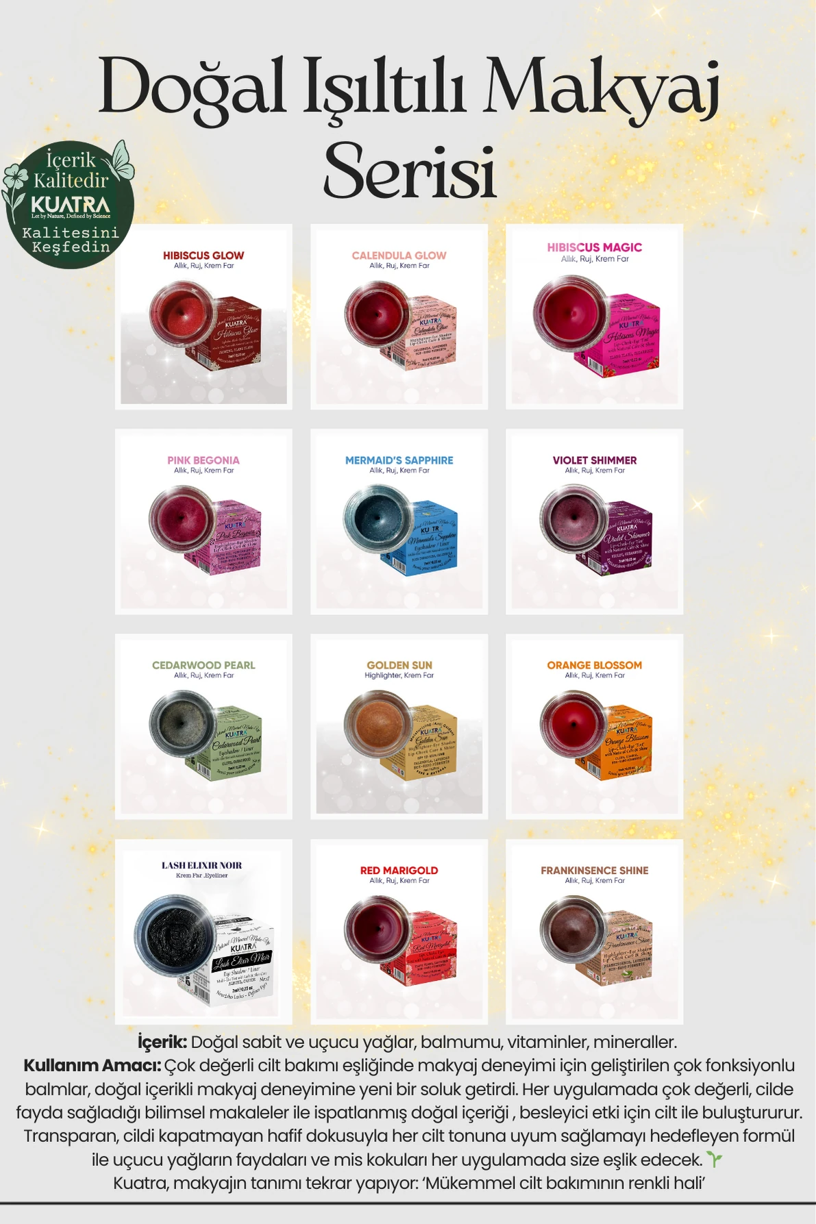 Hibiscus Magic Multi-Purpose Blush, Lipstick, Eye Shadow with Natural Ingredients (Very Valuable Nourishing Skin Care Along with Make-up)