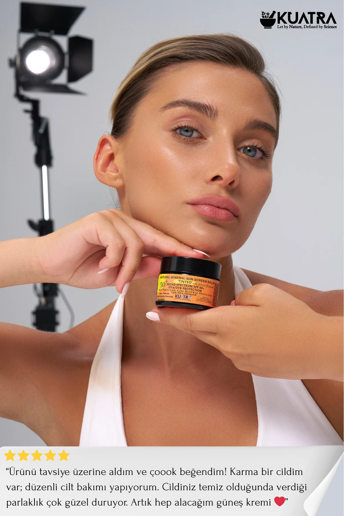 Kuatra SPF 50+ Natural-Mineral Sunscreen Tinted Balm 50ml