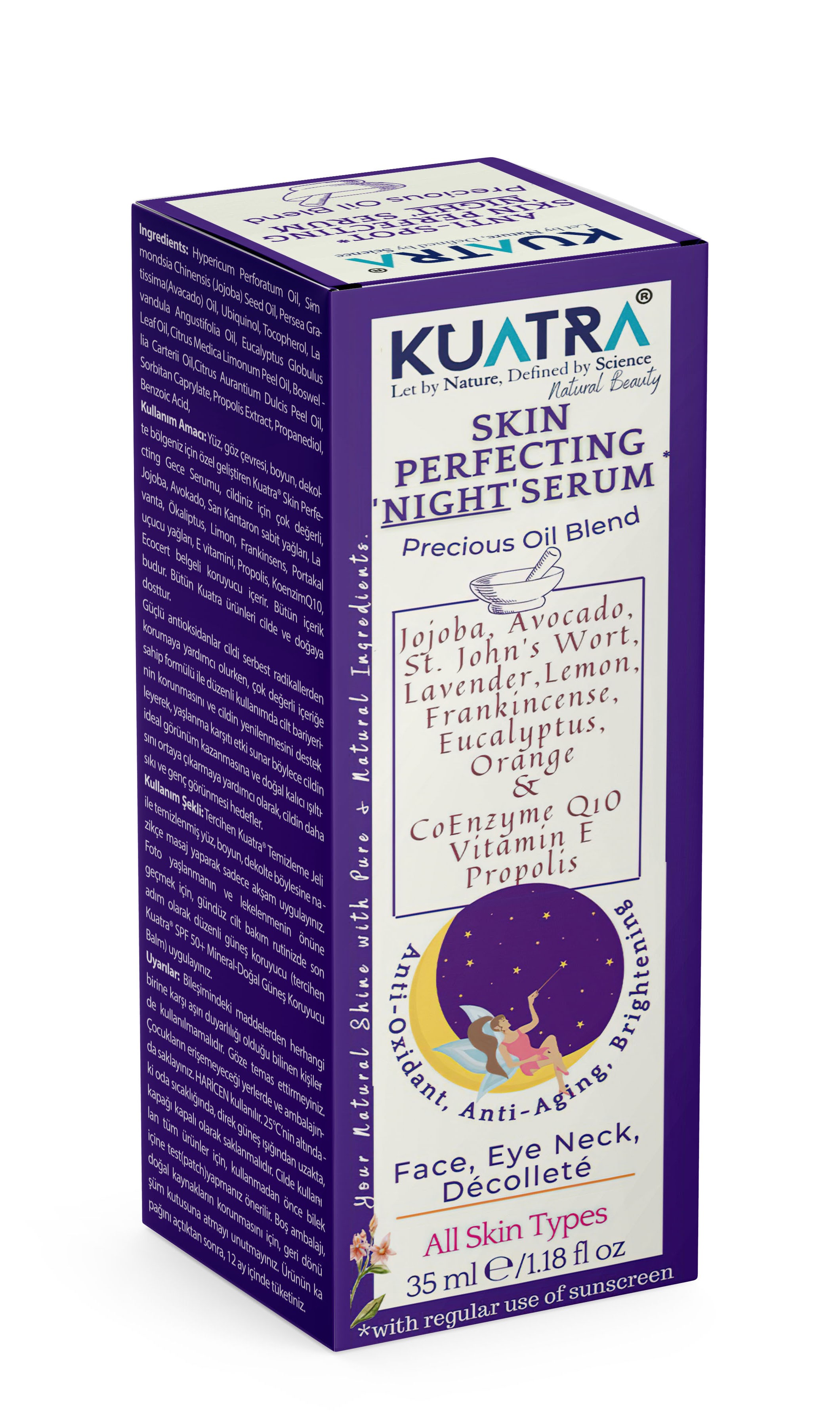 Kuatra Skin Perfecting  'Night' Serum (cildi onarmaya ve cildi kusursuzlaştırmaya yardımcı gece serumu)