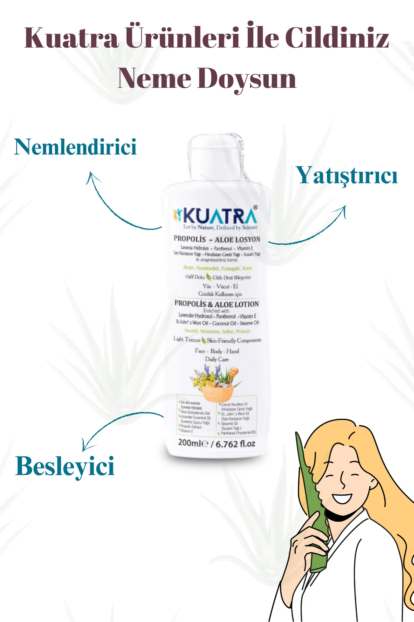 Quatra Propolis - Aloe Vera Lotion 200ml
