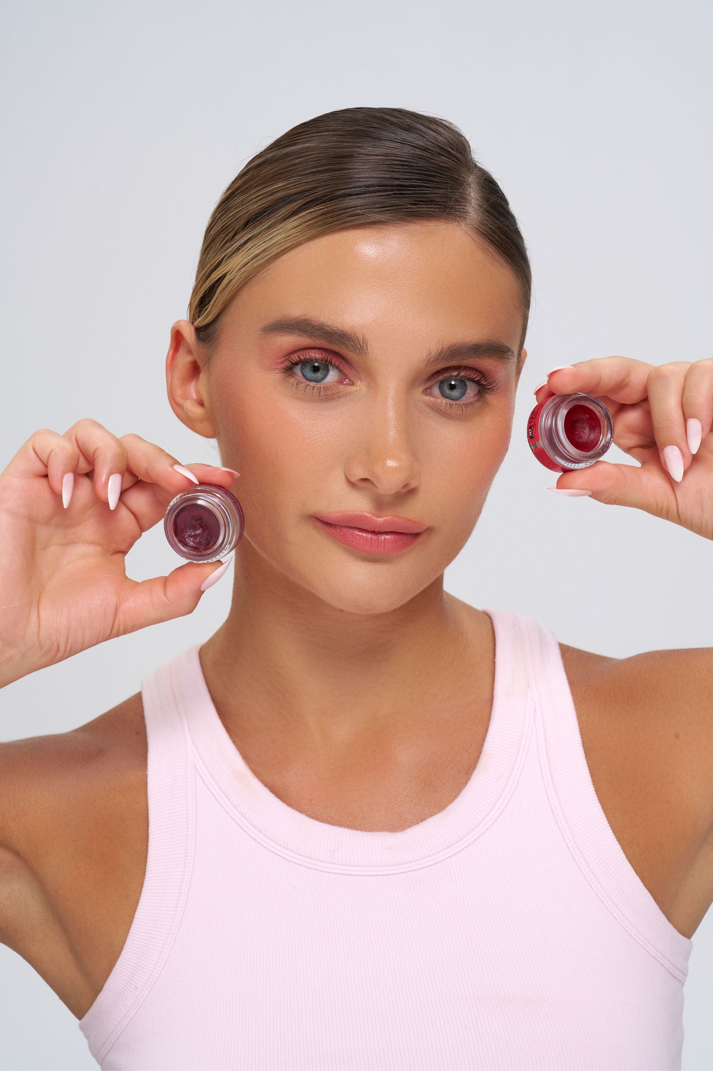 Violet Shimmer Lip-Cheek-Eye ‘Tint’ Doğal İçerikli Allık, Ruj, Göz Farı (Makyaj ve Cilt Bakımı)