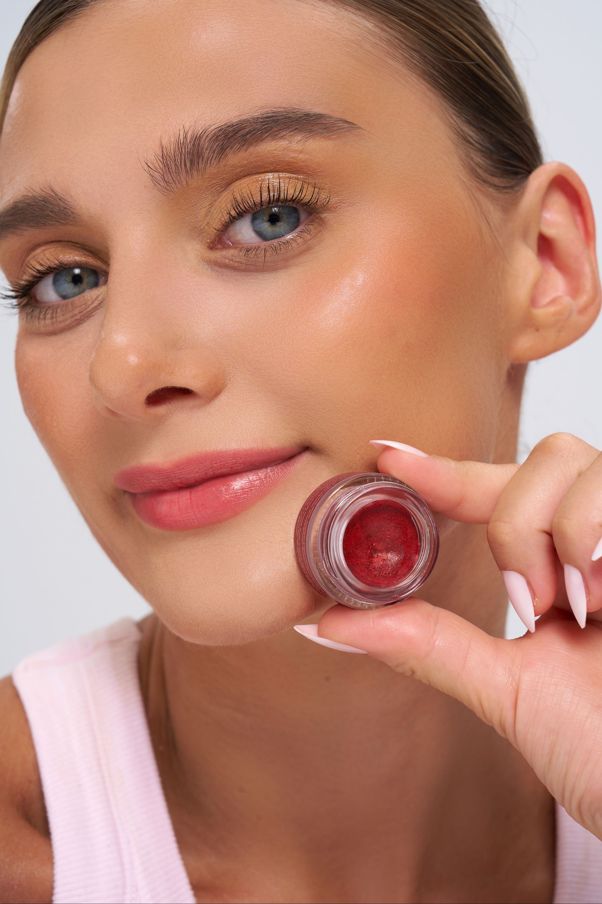 Hibiscus Glow Besleyici, Nemlendirici Allık Ruj Göz Farı Doğal İçerik