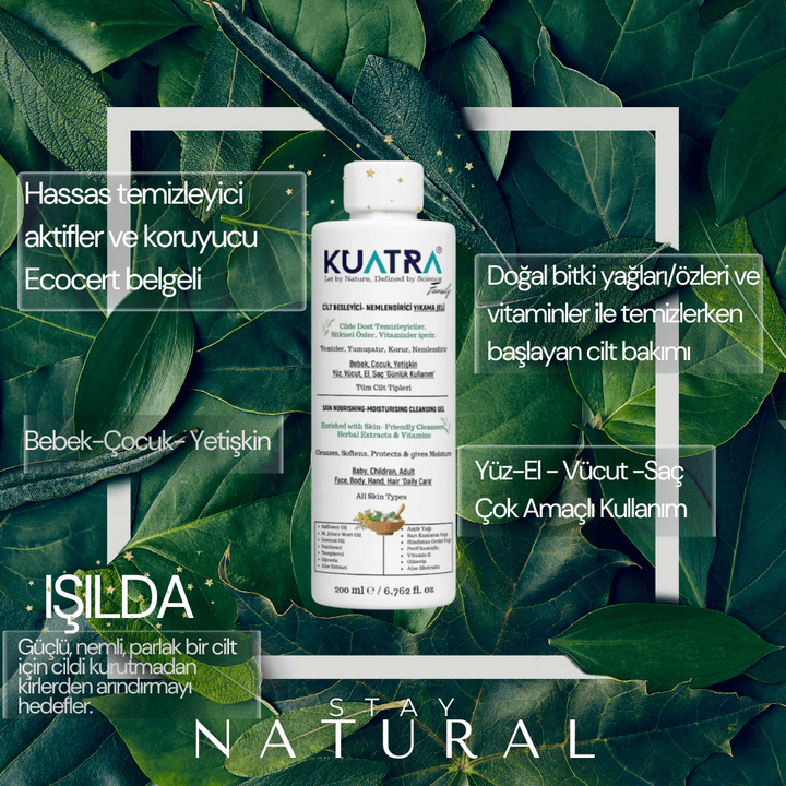 Kuatra Moisturizing Nourishing Cleansing Gel 200ml (odorless)