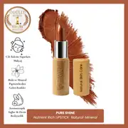Kuatra Pure Shine No:21 Doğal Mineral Vegan Ruj Nemlendirici ve Besleyici Bakım
