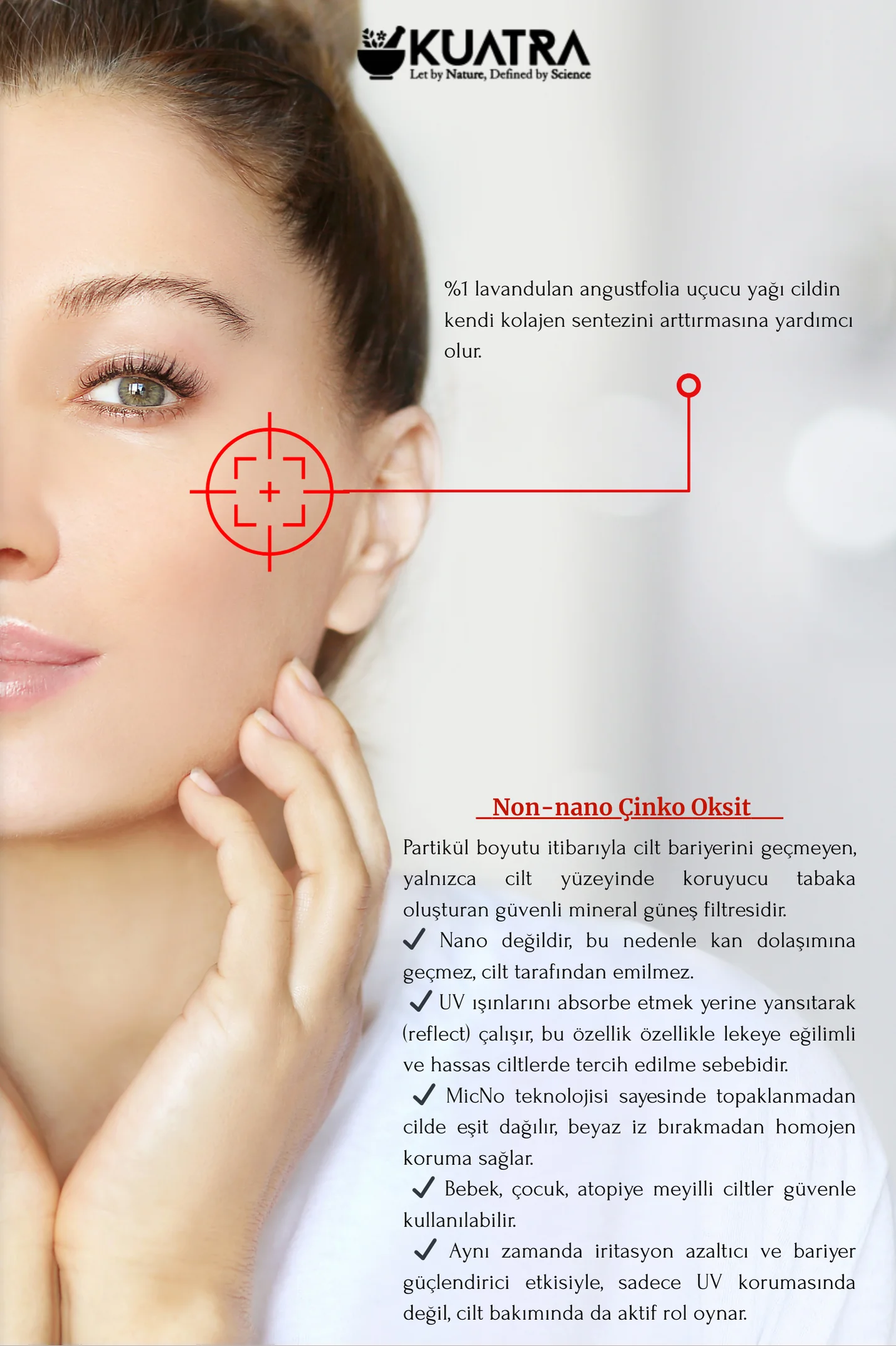 Kuatra Çinko Oksit Plus Balm (Leke Karşıtı, Canlandırıcı Nemlendirici Günlük Bakım- Doğal İçerik)