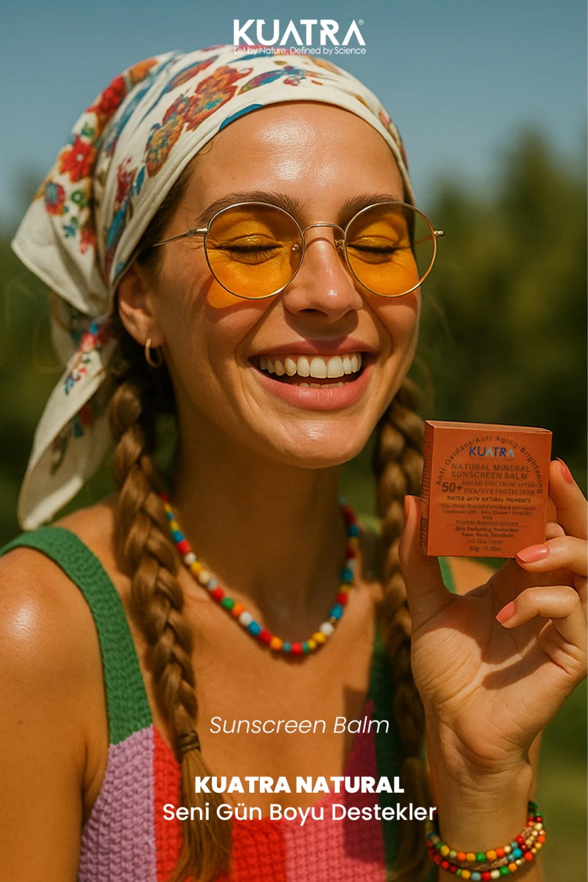 Kuatra SPF 50+ Natural-Mineral Sunscreen Tinted Balm 50ml