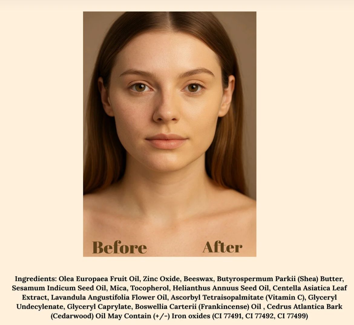 Kuatra Botanical Porcelain Natural-Mineral Stick Concealer & BB | SPF 50+ PA++++ | Çok Amaçlı Nemlendirici, Leke Karşıtı, Vitamin C, Renkli Bakım