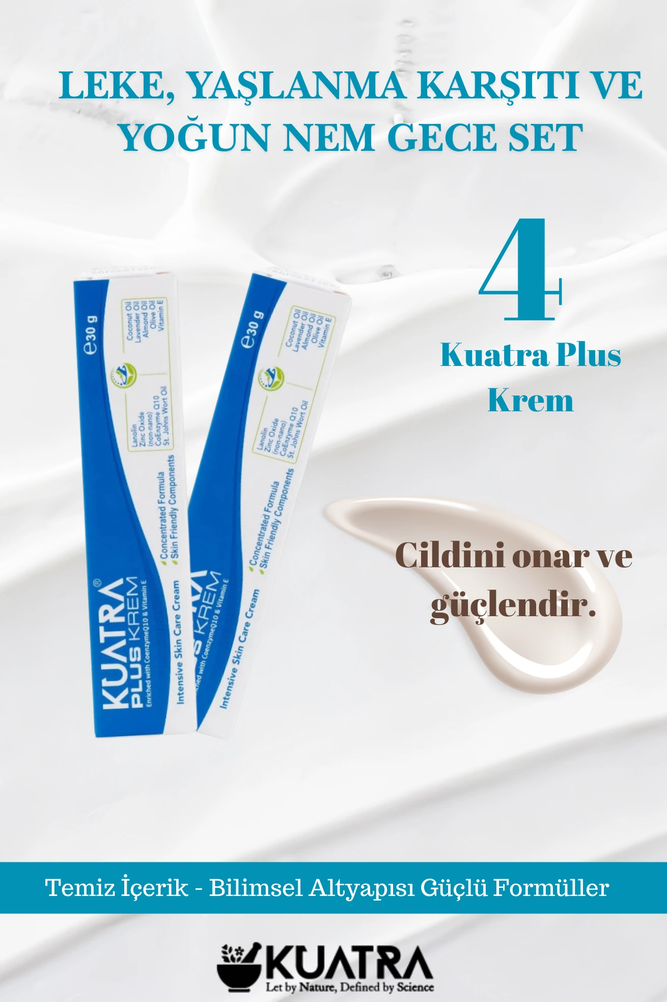 Blemish, Anti-Aging and Intensive Moisture Night Set Natural ingredients, Repairing Care, Intensive Moisture