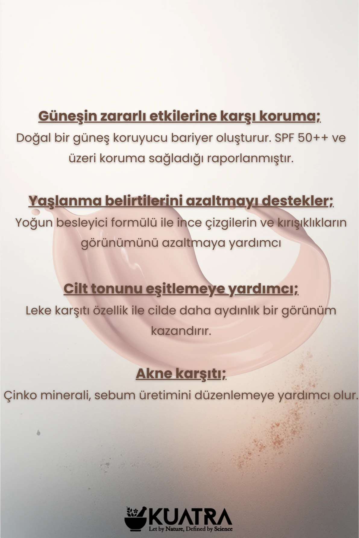 Kuatra SPF 50+ Natural-Mineral Sunscreen Tinted Balm 50ml