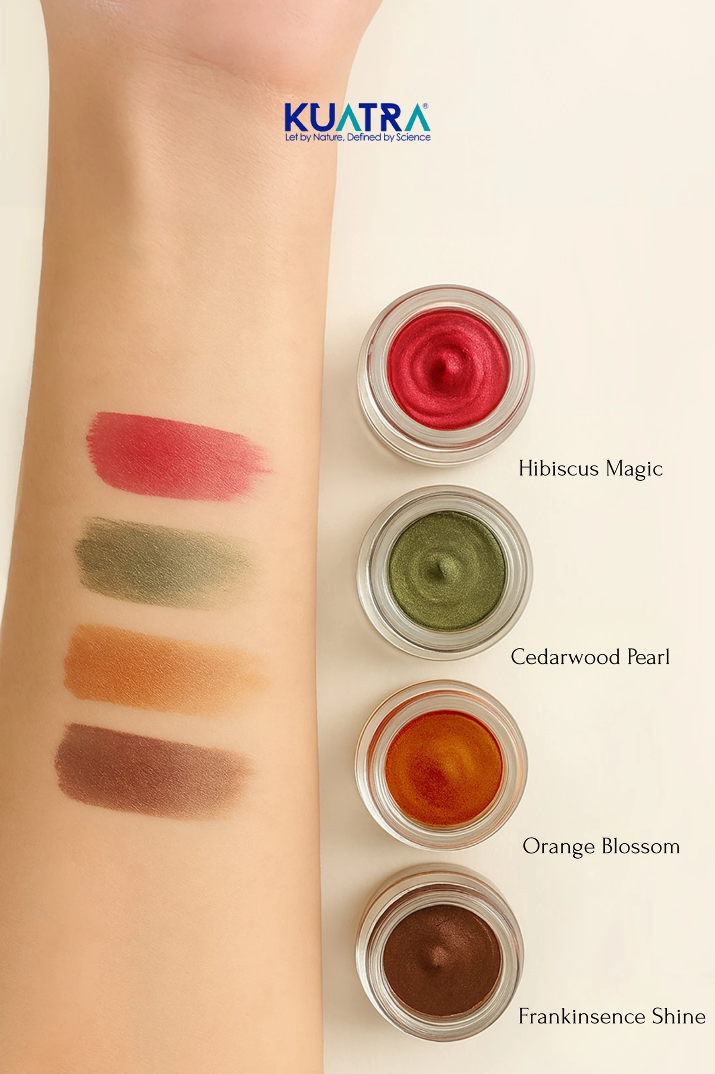 Orange Blossom Lip-Cheek-Eye 'Tint' Multi-Purpose Blush, Lipstick, Eye Shadow with Natural Ingredients (Very Valuable Nourishing Skin Care Along with Make-up)