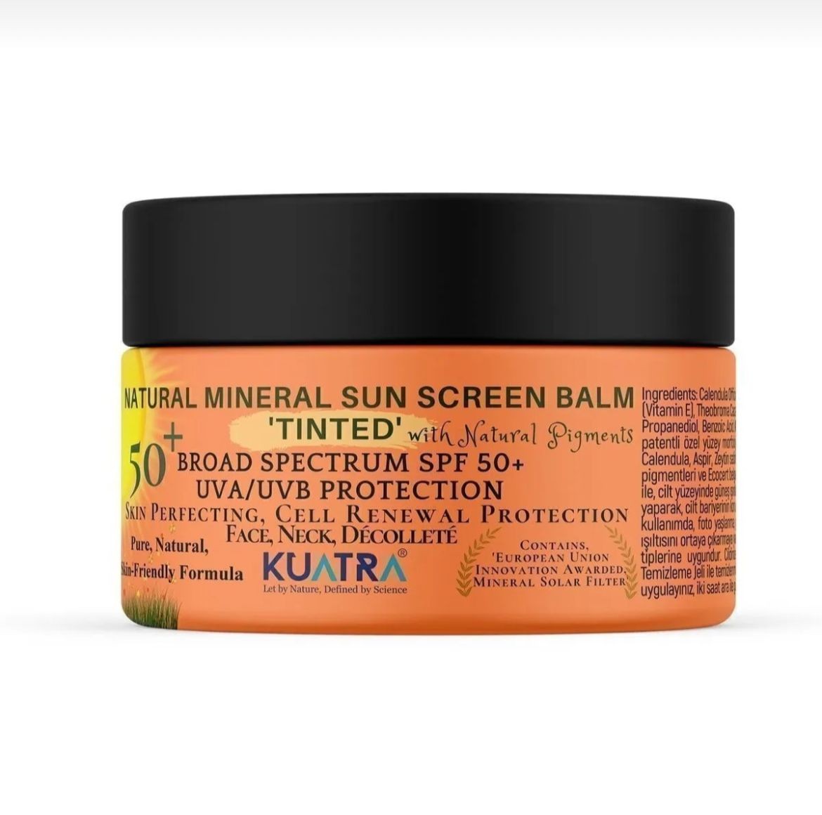 Kuatra SPF 50+ Doğal-Mineral Güneş Koruyucu Renkli Balm 50ml