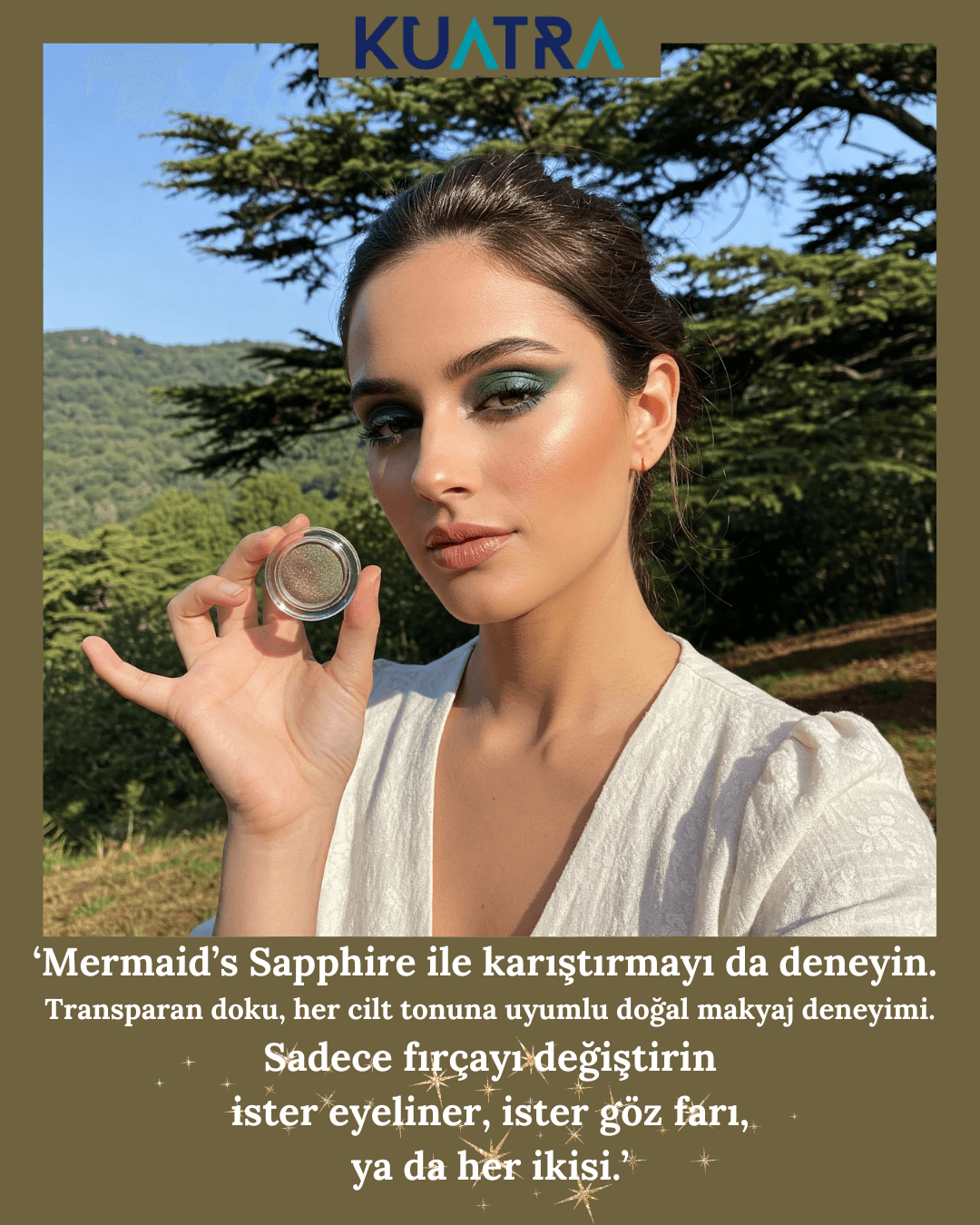 Cedarwood Pearl Krem Far, Eyeliner Doğal İçerikli, (Makyaj Beraberinde Çok Değerli Besleyici Cilt Bakımı)