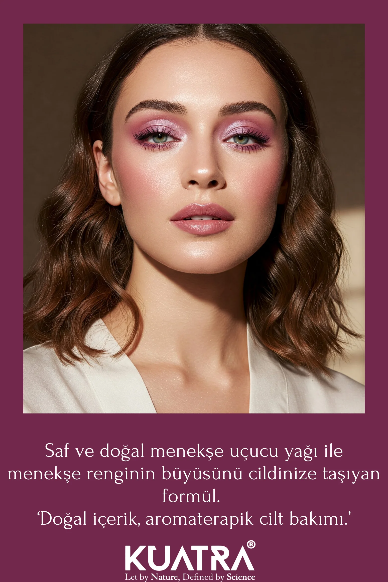 Violet Shimmer Lip-Cheek-Eye 'Tint' Natural Ingredient Blush, Lipstick, Eye Shadow (Makeup and Skin Care)