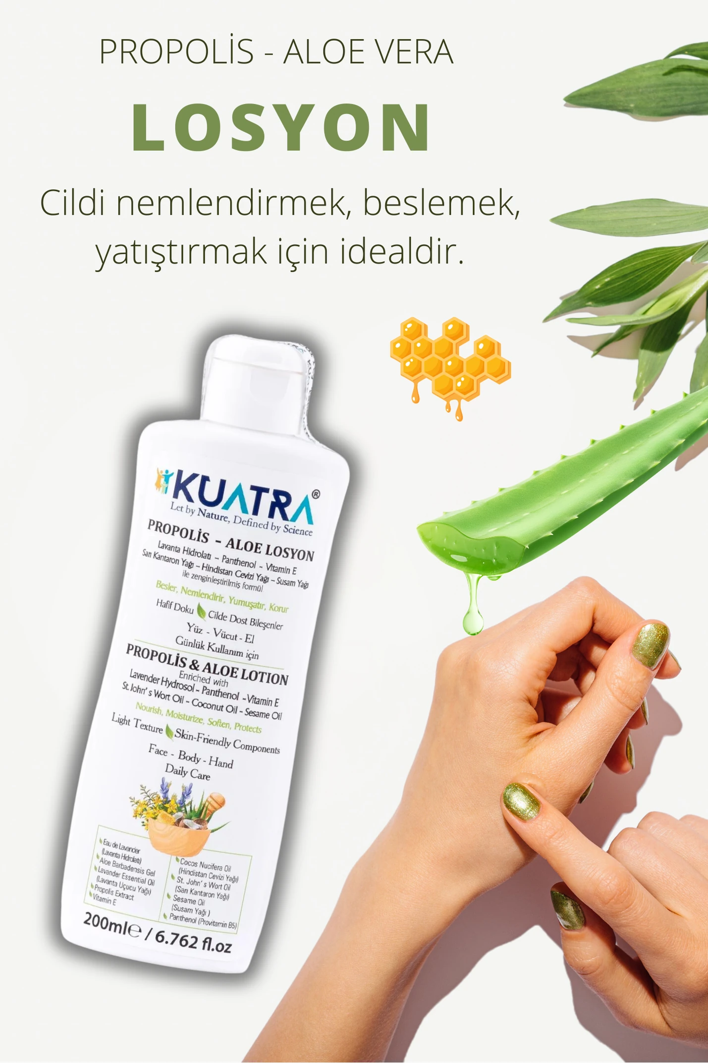 Quatra Propolis - Aloe Vera Lotion 200ml
