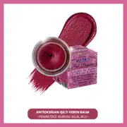Kuatra Pink Begonia Doğal İçerikli Nemlendirici - Antioksidan Işıltı Veren Balm (Ruj - Allık - Göz Farı) 7ml
