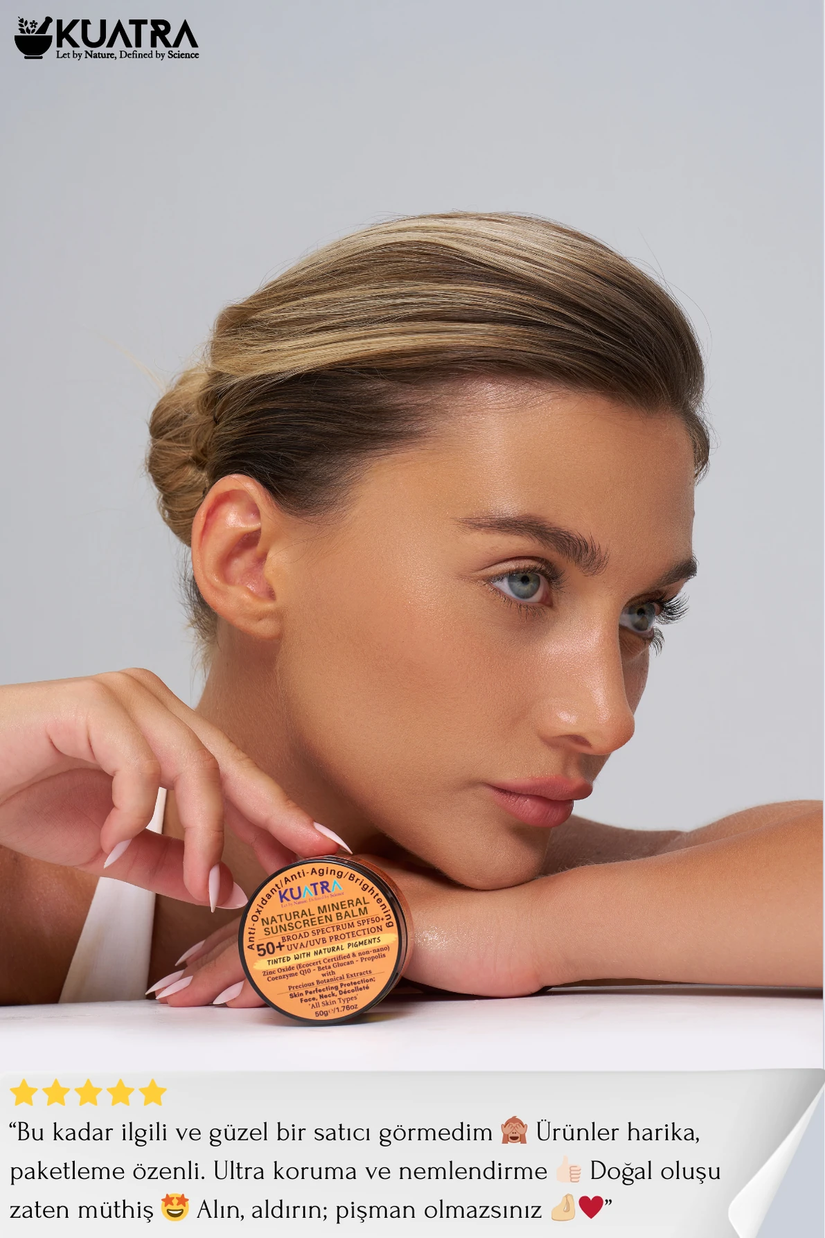 Kuatra SPF 50+ Natural-Mineral Sunscreen Tinted Balm 50ml