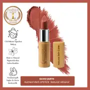 Kuatra Olive Earth No:19 Doğal Mineral Vegan Ruj Nemlendirici ve Besleyici Bakım