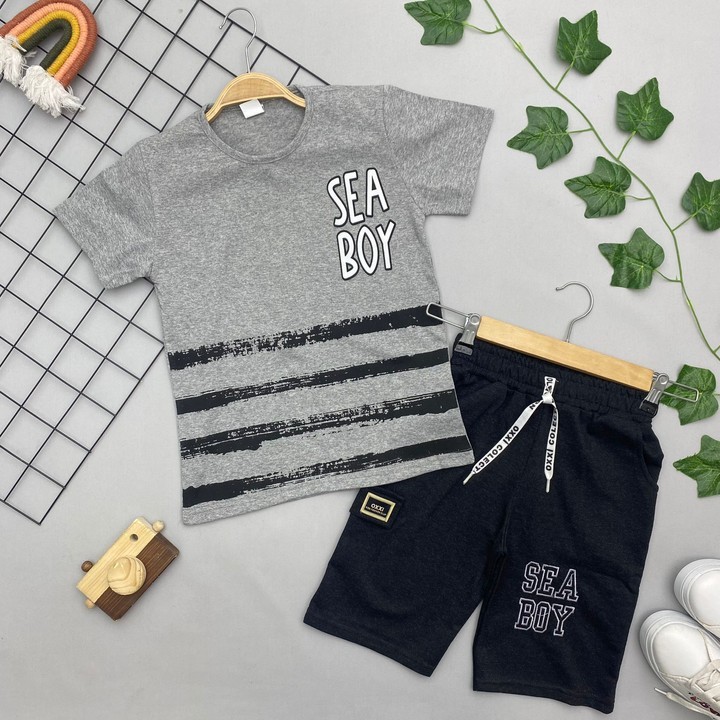 SEA BOY YAZILI ERKEK ÇOCUK TAKIM