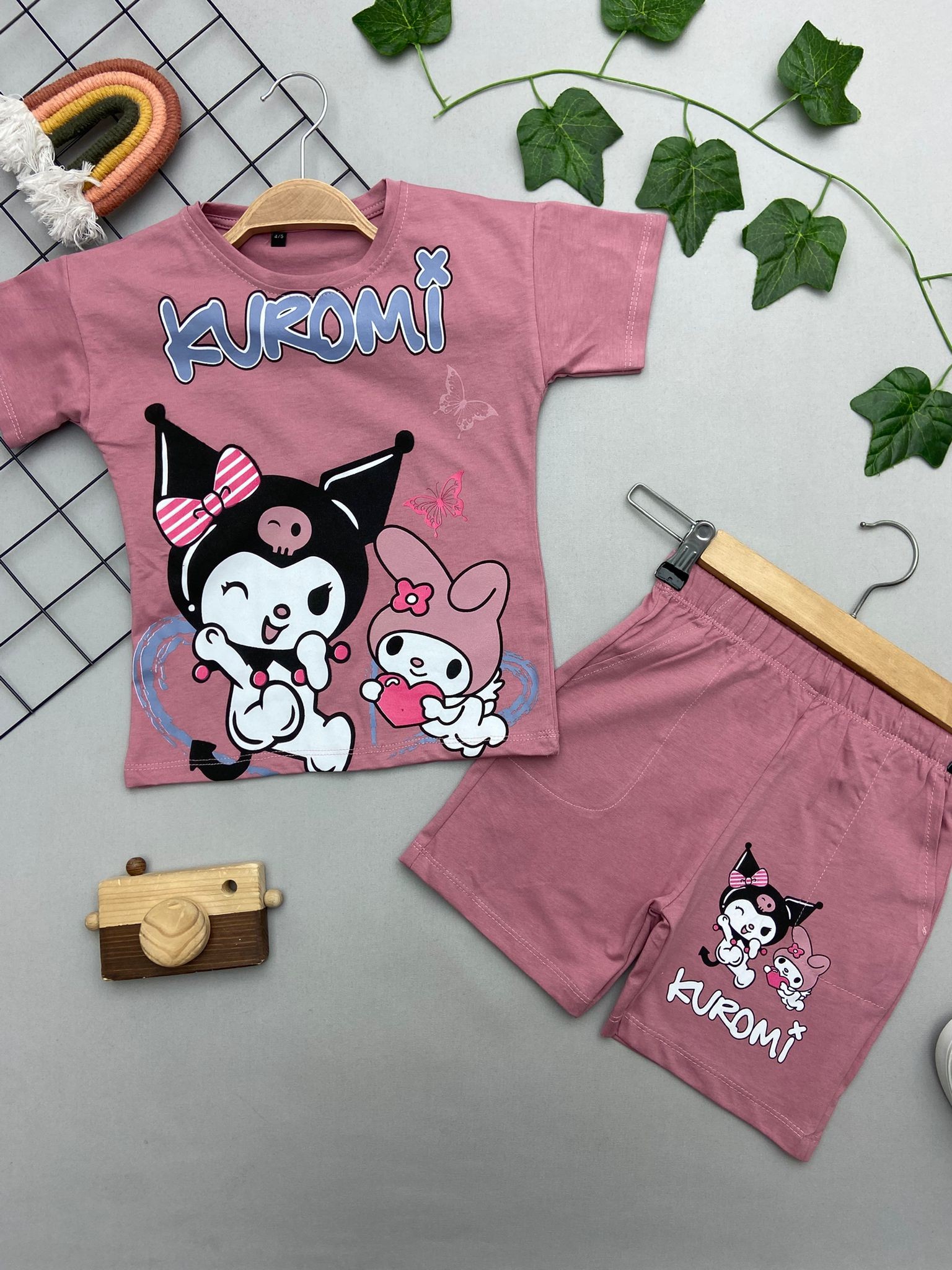 KUROMI BASKILI KIZ COCUK TAKIM