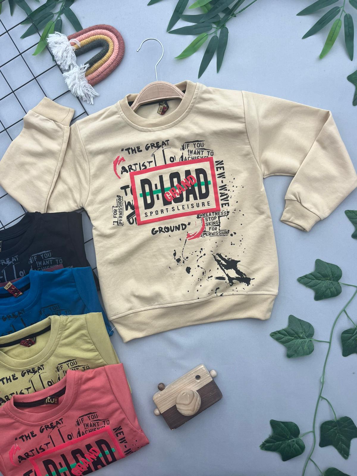 GRAND YAZILI ERKEK COCUK SWEATSHIRT