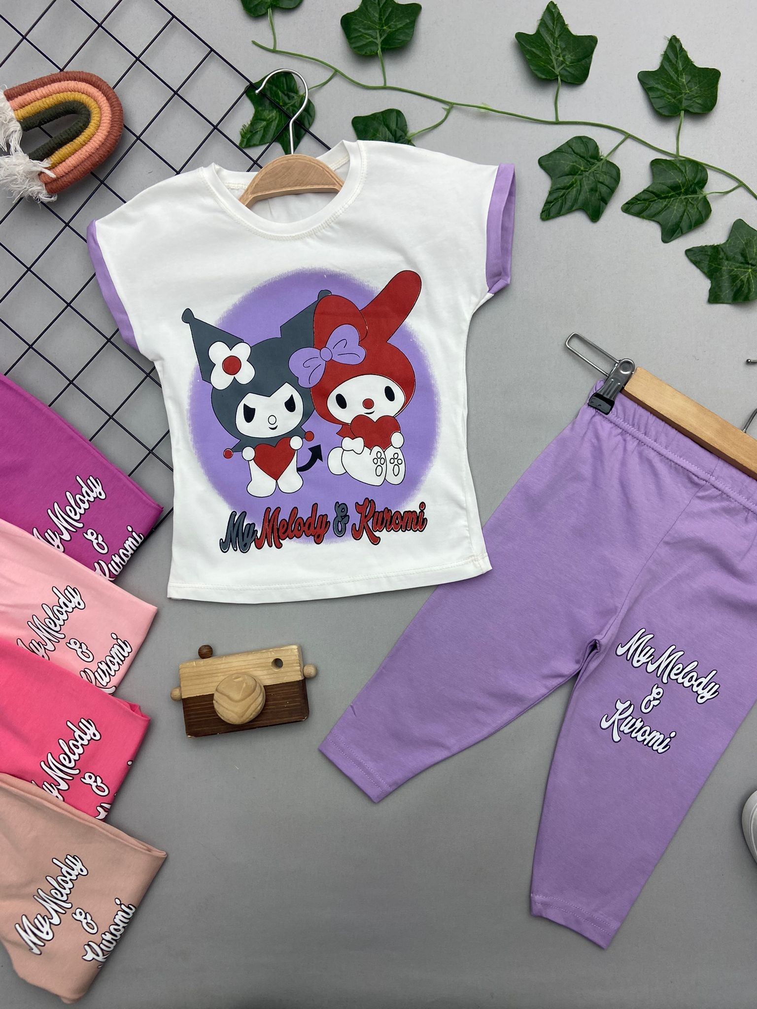 KUROMI BASKILI KIZ COCUK TAKIM