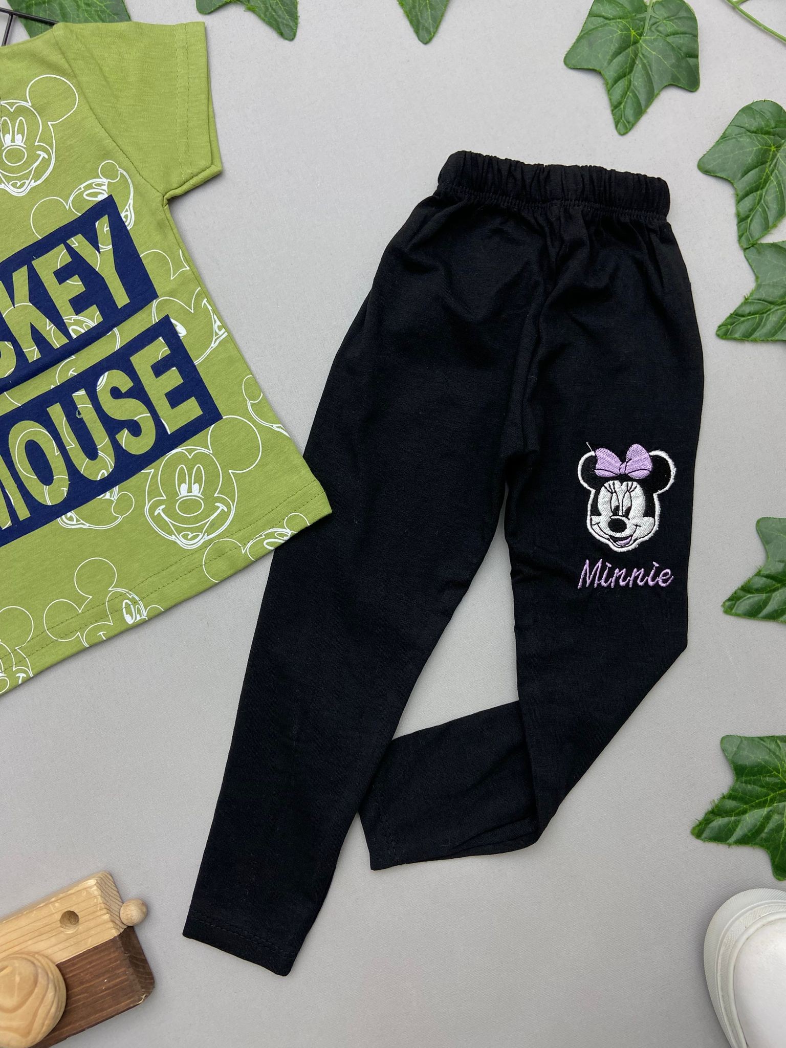 MICKEY YAZILI KIZ COCUK TAKIM