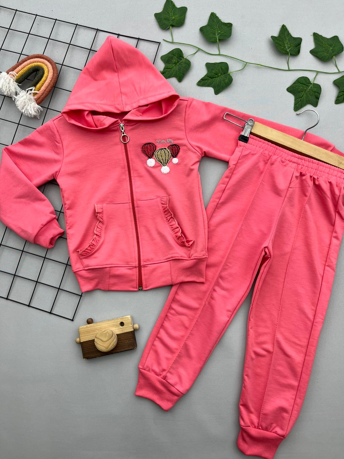 LETS FLY YAZILI KIZ COCUK TAKIM