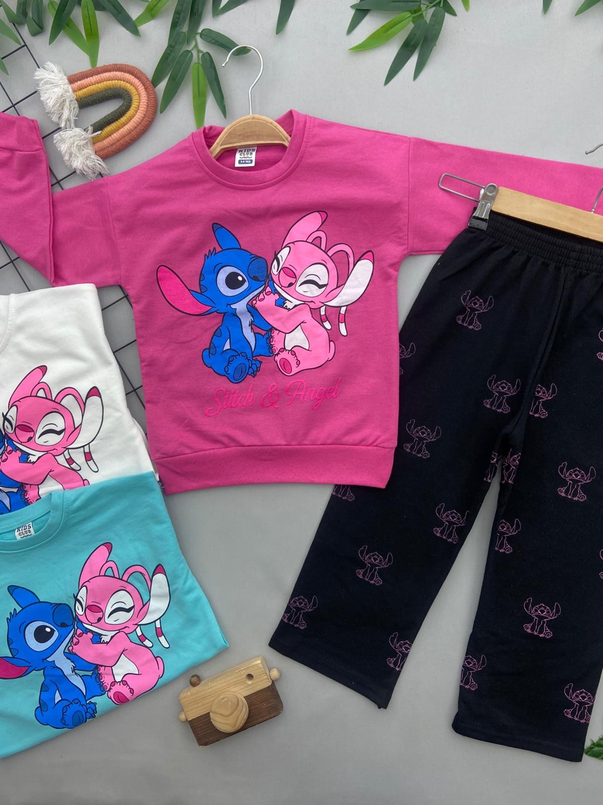 STITCH&ANGEL BASKILI KIZ COCUK TAKIM