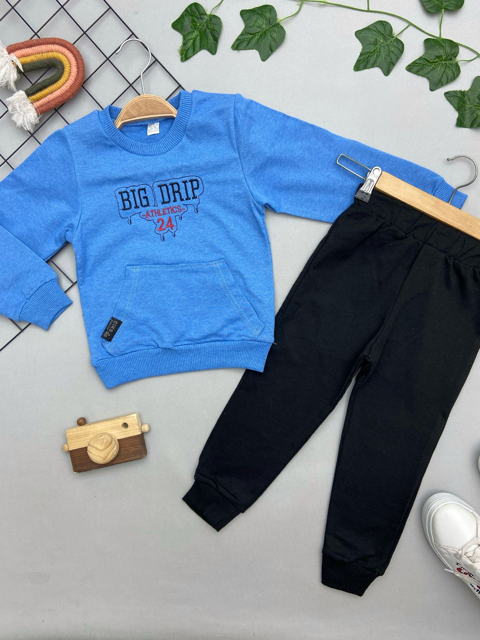 ⭐ BIG DRIP YAZILI ERKEK ÇOCUK TAKIM