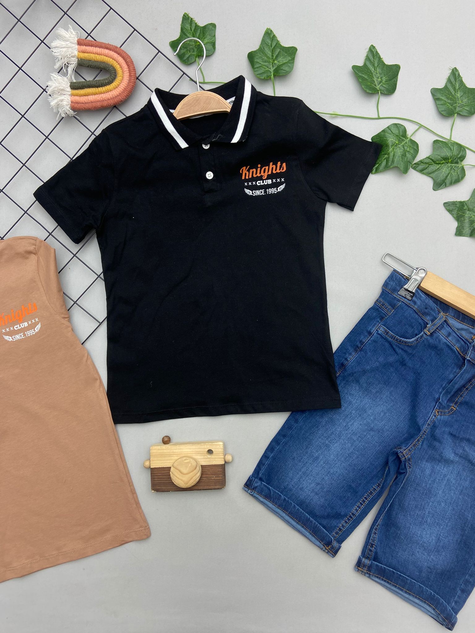KNIGHTS YAZILI ERKEK COCUK TAKIM