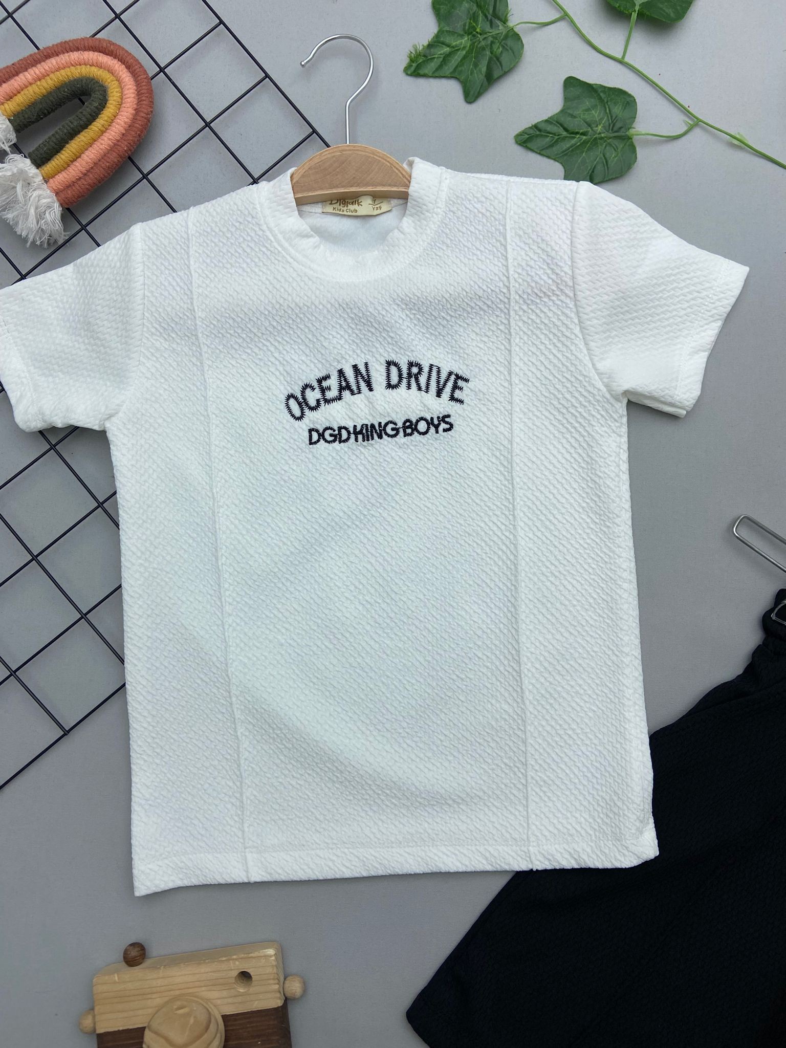 OCEAN DRIVE YAZILI ERKEK COCUK TAKIM