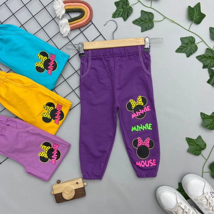 ⭐ MINNIE YAZILI KIZ ALT EŞOFMAN