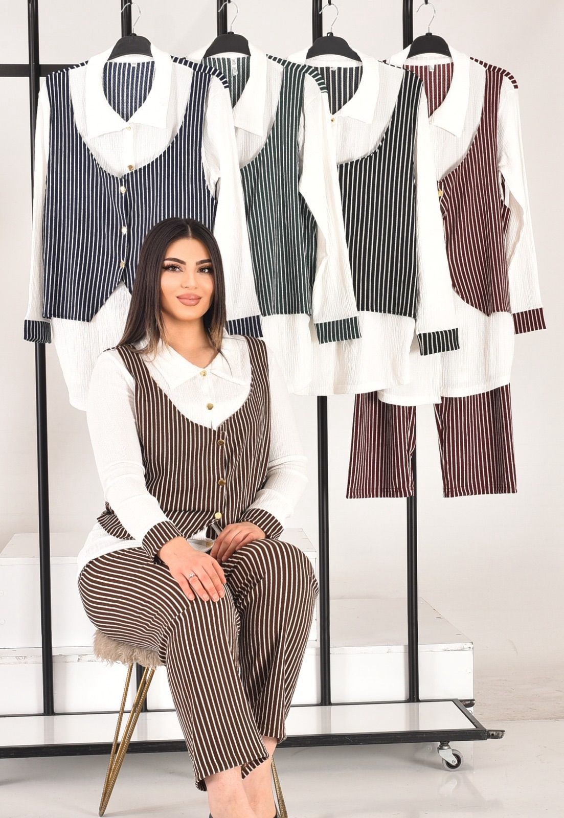 CİZGİ DETAYLI TAKIM
