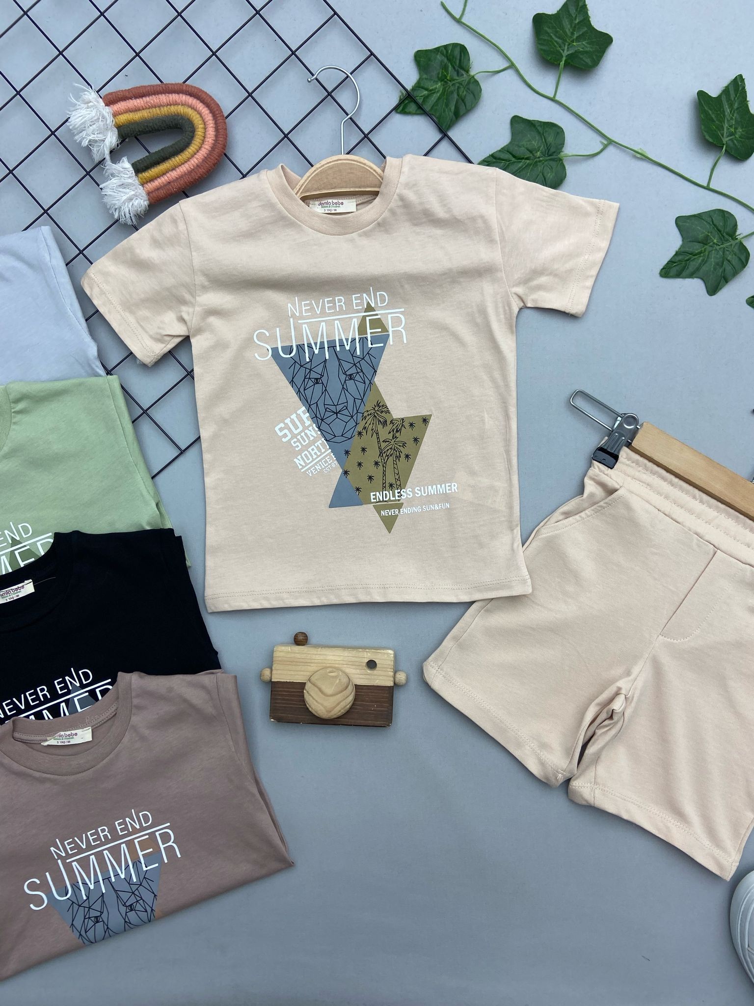 ⭐ SUMMER YAZILI ERKEK ÇOCUK TAKIM
