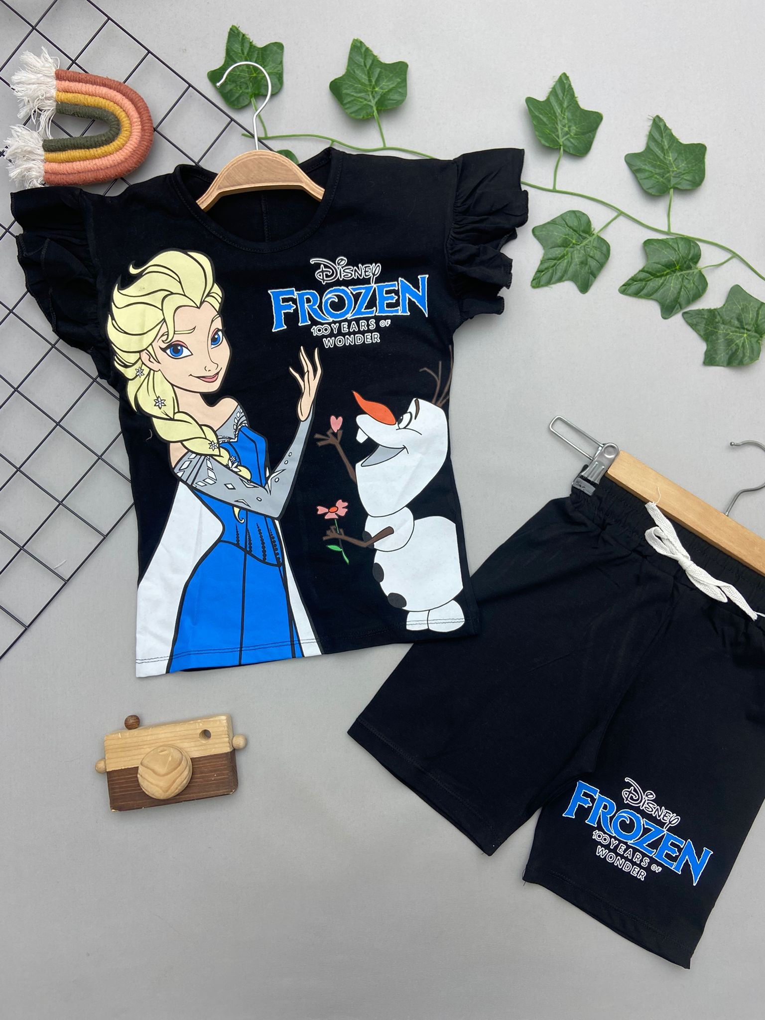 ⭐ FFFROZEN YAZILI KIZ COCUK TAKIM