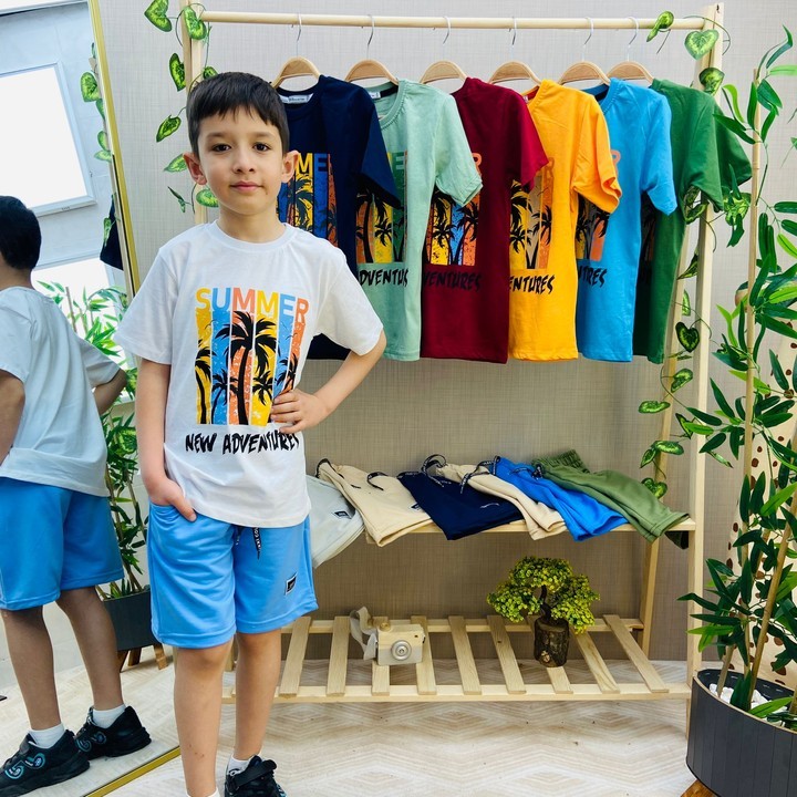 SUMMER YAZILI ERKEK ÇOCUK TAKIM