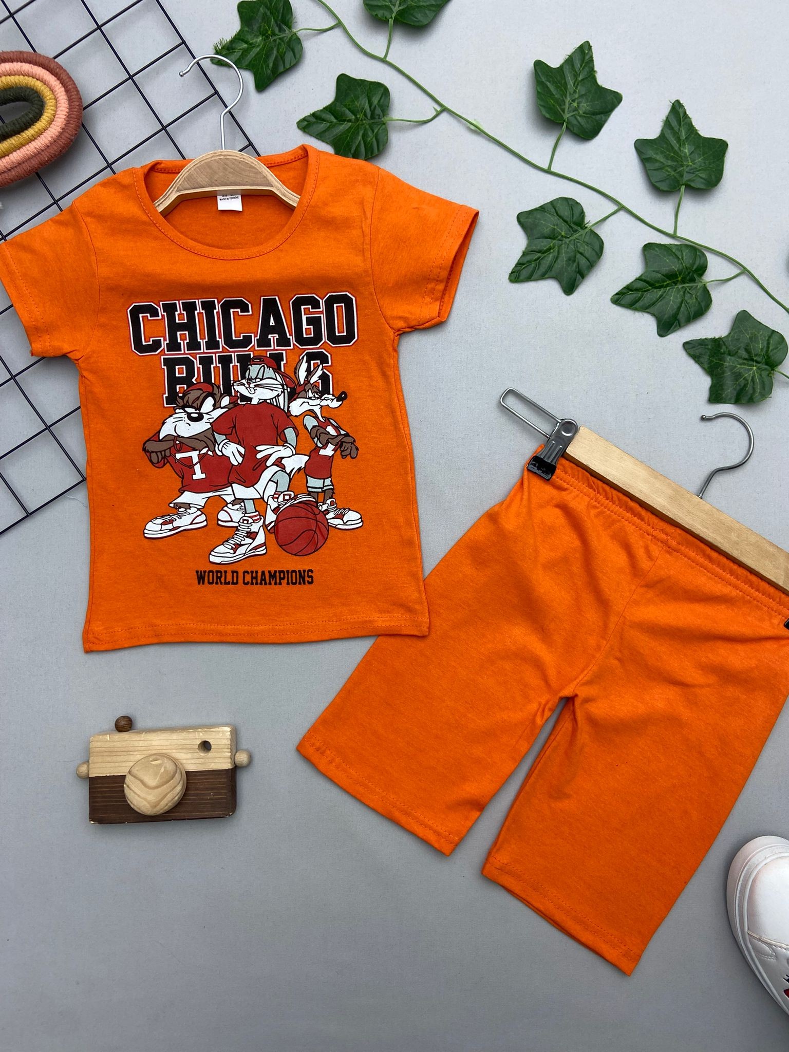CHICAGO YAZILI ERKEK COCUK TAKIM