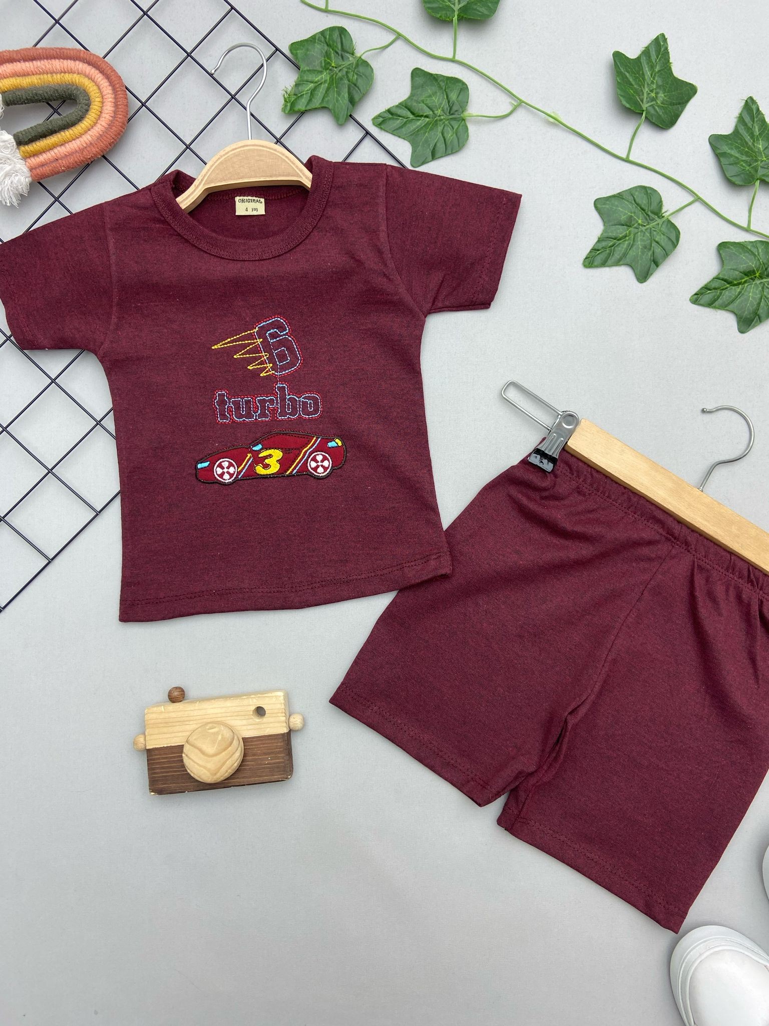 ⭐ TURBO YAZILI ERKEK ÇOCUK TAKIM