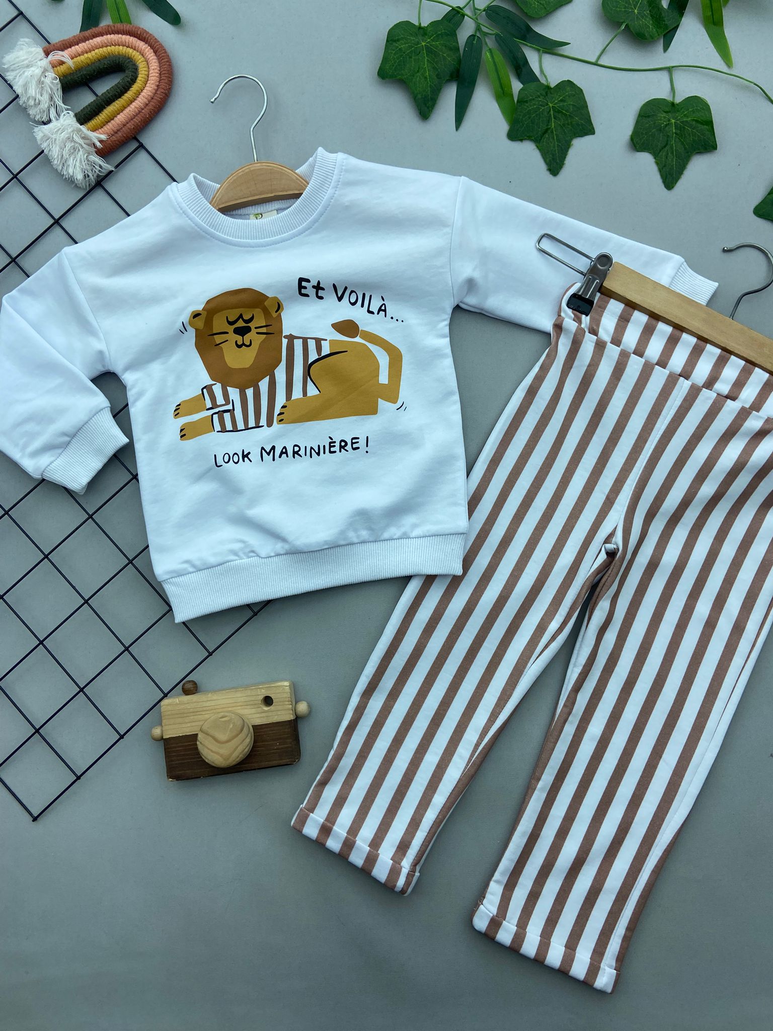 ASLAN BASKILI ERKEK COCUK TAKIM