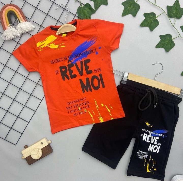 ⭐ REVEMO YAZILI ERKEK ÇOCUK TAKIM