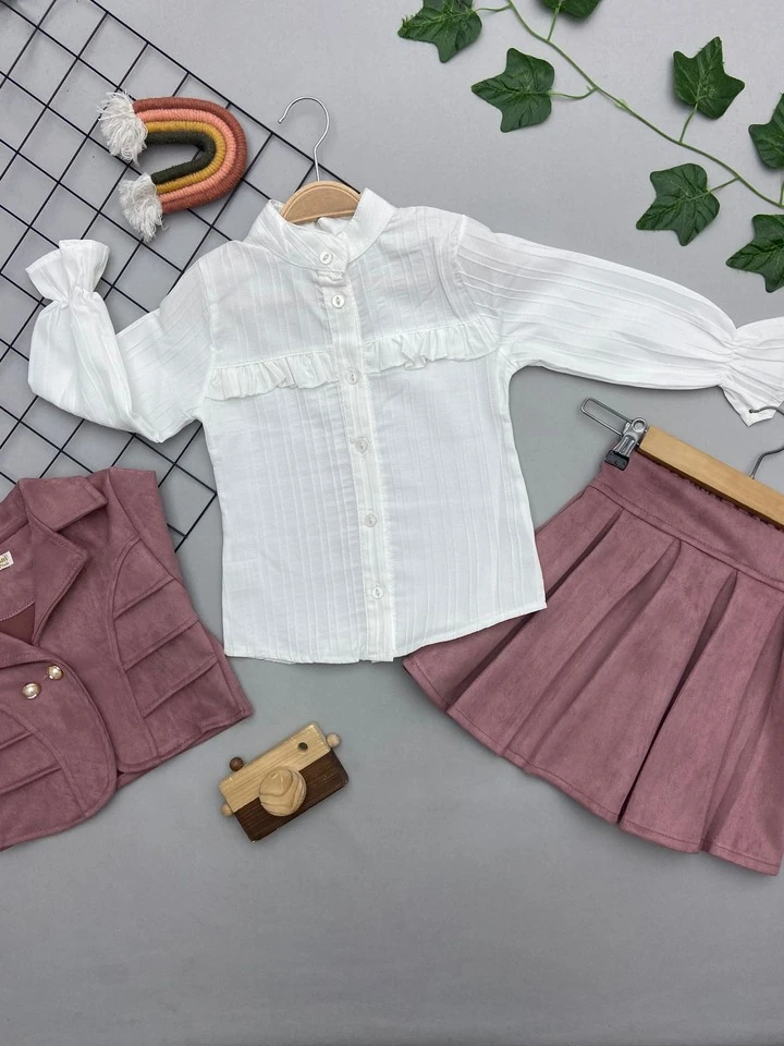 BLAZER CEKETLİ KIZ ÇOCUK TAKIM